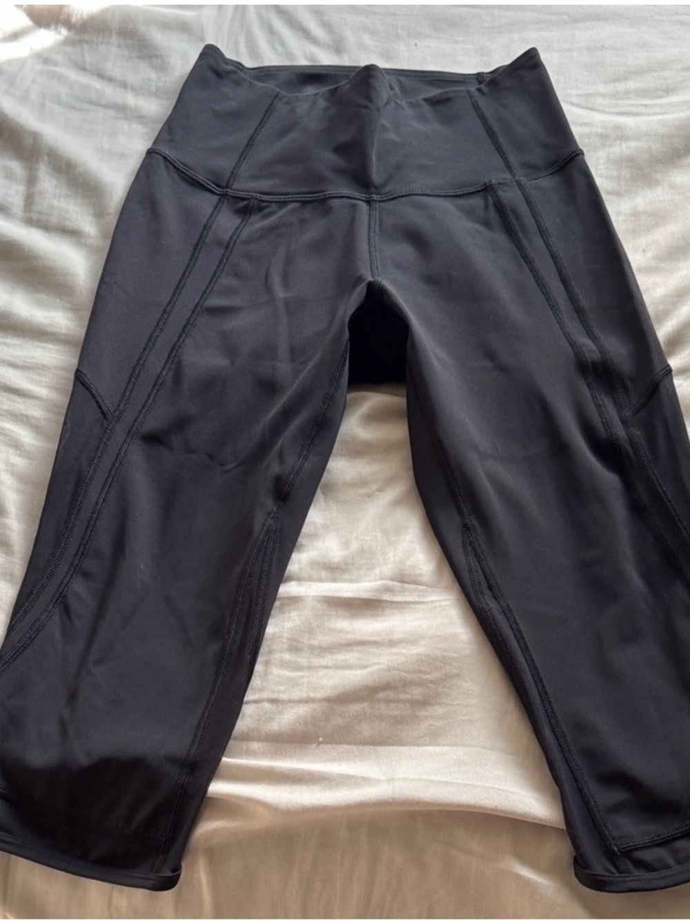 Lululemon Black Capris - Picture 2 of 6